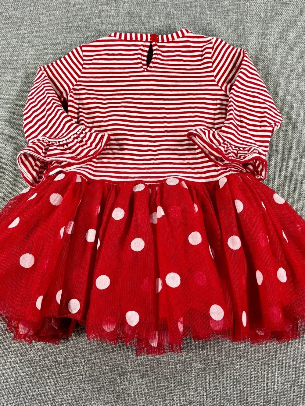 Counting Daisies Girls Christmas Santa Tutu Dress 18M Red Polka Dot Holiday
